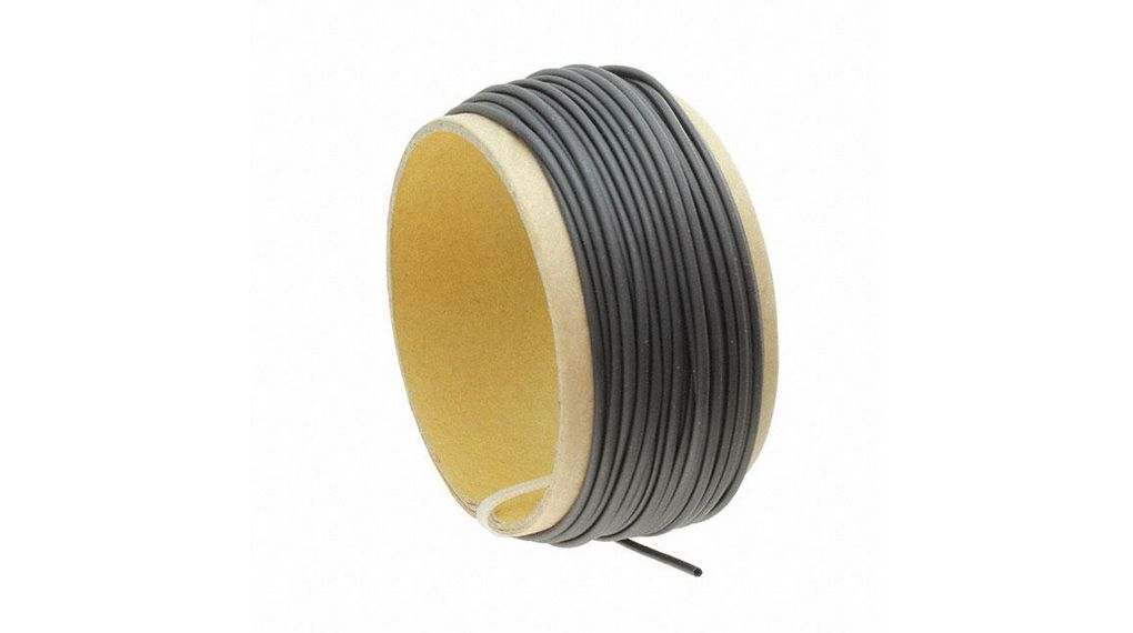 Heat-Shrink Tubing 2:1, 0.6 ... 1.2mm, Black, Polyolefin, 135°C, 20kV/mm, 10m